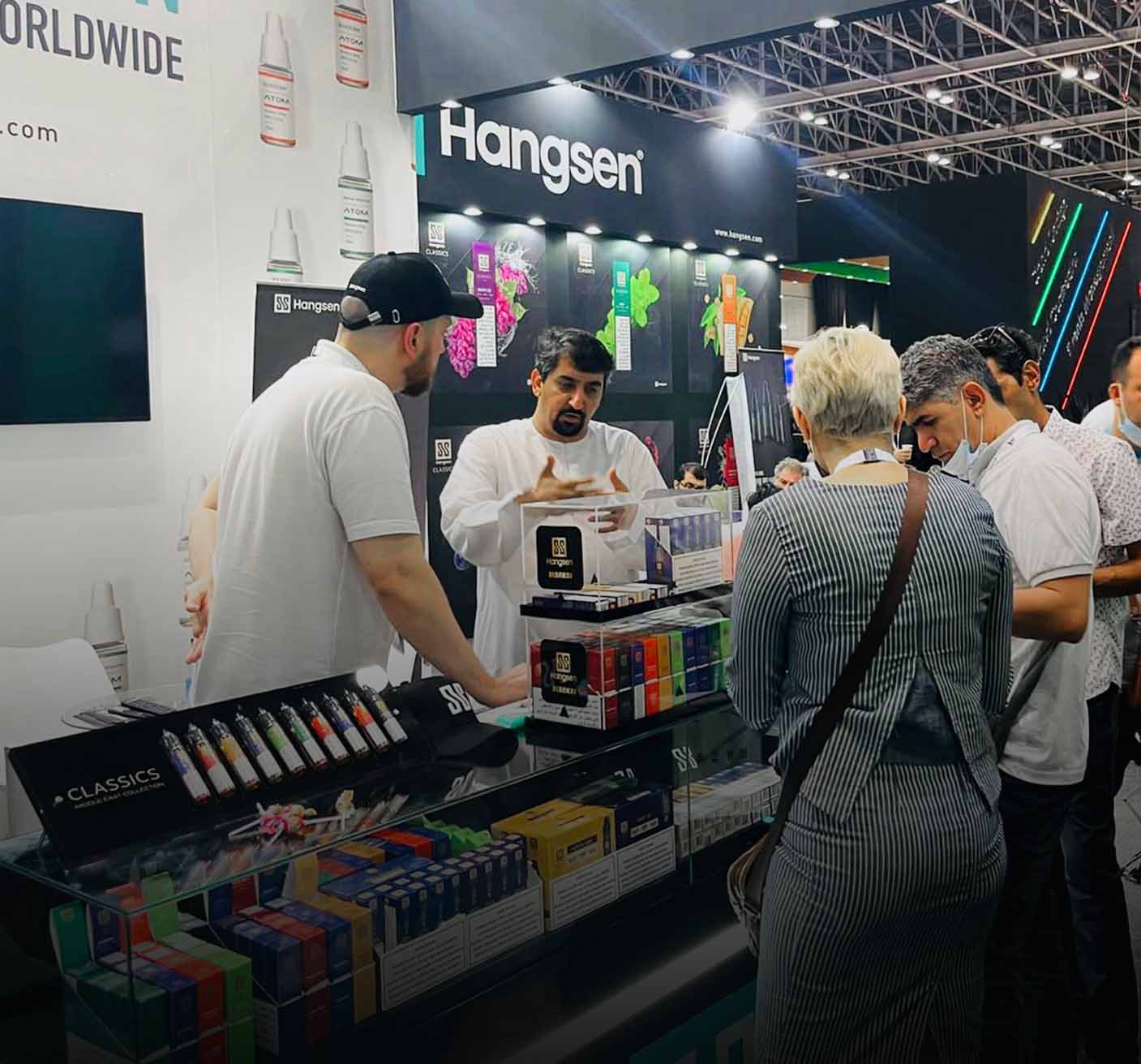 Hangsen attended he Dubai World Vape Show 2022